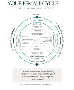 Alternative view of Female Cycle & Essential Oils Guide